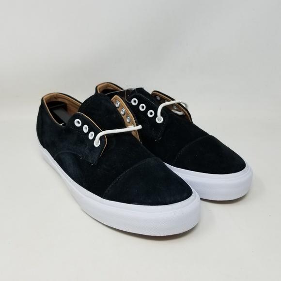 vans pig suede black